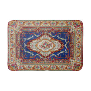 Banheiro Tapete Vintage de 1800 inspirado em tapete