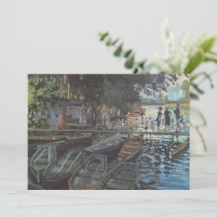 Banhistas em La Grenouillère de Claude Monet
