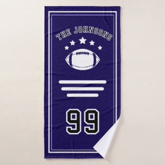 Banho Toalha Esportiva Personalizada | Jogador de Futebo