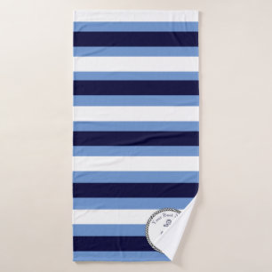 Banho Toalha Marinho de Âncora Náutica Blue Strike Bath