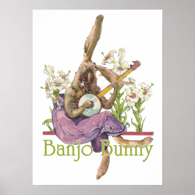 Banjo Bunny Poster (Frente)