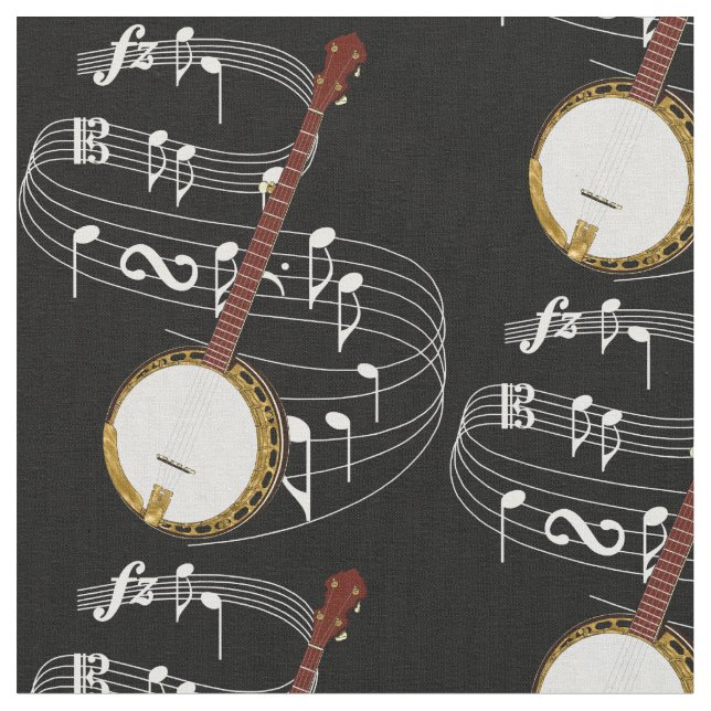 Banjo - tecido escuro (Detalhe)