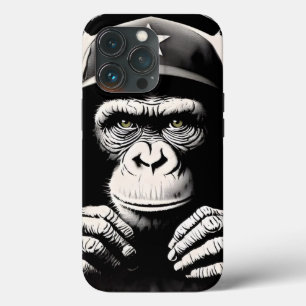 Banksy DJ Monkey Gorilla Chimp Art Impressão