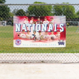Banner da equipe de beisebol - Personalizado e Edi