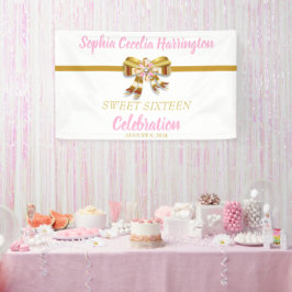 Banner da Festa de aniversário da Faixa de Opções