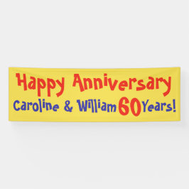 Banner de aniversário com nome e número