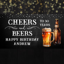 Banner de Aniversário de Saúde e Cervejas