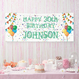 Banner de aniversário personalizado