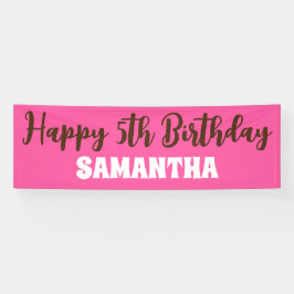 Banner de aniversário, Sinal de 5 de aniversário r