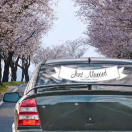 Banner de Carro recem casados para Casamento ou Lu