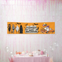 Banner de Halloween - Decor de Skulls & Ghosts!