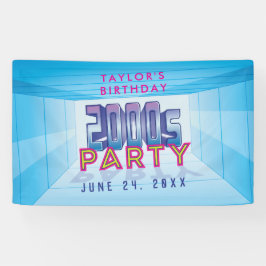 Banner de Tema de Festa dos Anos 2000