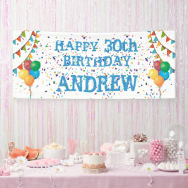 Banner de tributo de aniversário personalizado 50º