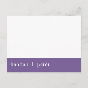 Banner Lavendar: Placa RSVP