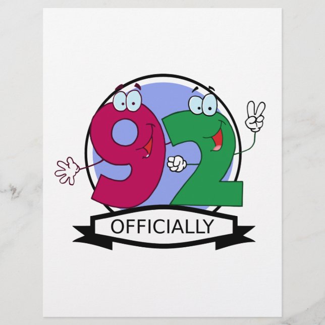 Banner oficial de aniversário de 92 (Frente)