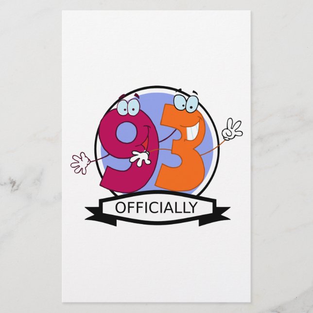 Banner oficial de aniversário de 93 (Frente)