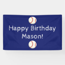 Banner Personalizado de Baseball / Softball