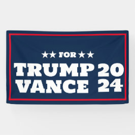 Banner Personalizável Trump Vance 2024