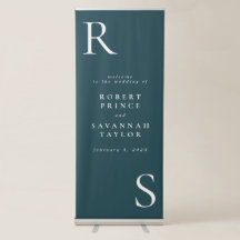 Boas-vindas ao Casamento Minimalista Dusty Blue