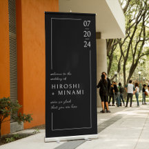 Elegante com Data e Nomes Personalizados de Contor