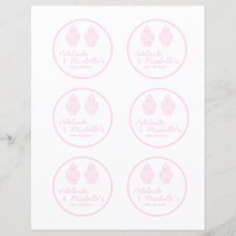 banner rosa de cor suave do jardim de disquete