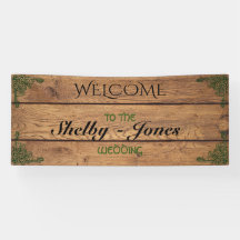 Banner Rustic Celtic Claddagh Wedding