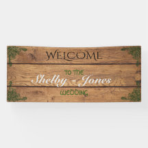 Banner Rustic Celtic Claddagh Wedding