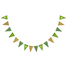 Banners de Bandeira Dourada e Verde Cheesehead em 