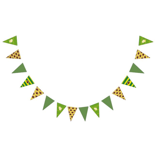 Banners de Bandeira Dourada e Verde Cheesehead em  (Todos)