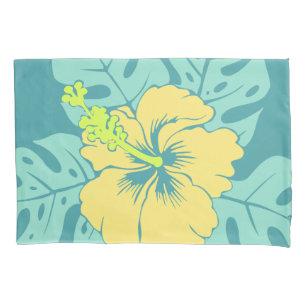 Banzai Beach Hawaiian Hibiscus Reversible Stripe