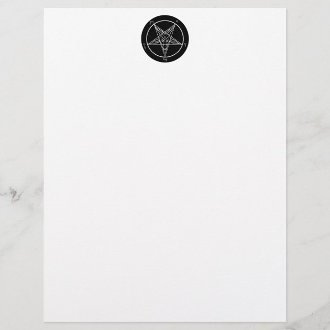 Baphomet Stationery (Frente)