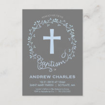 Baptismo, convite do batismo - o bebé convida