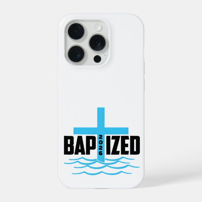 Baptized 2026 Christian Phone Case (Verso)
