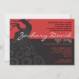 Bar ANTIGO TREE Bat Mitzvah Convite