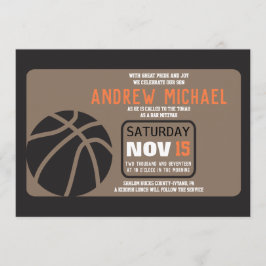 BAR BASKETBALL Mitzvah Convite