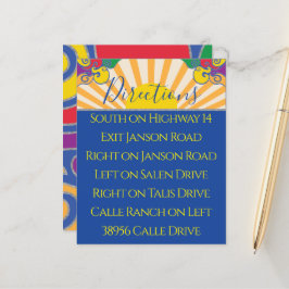 Bar Bat Mitzvah Compartimentos/Placas de Direção