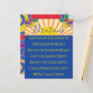 Bar Bat Mitzvah Compartimentos/Placas de Direção