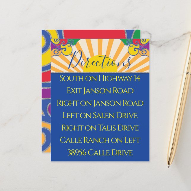 Bar Bat Mitzvah Compartimentos/Placas de Direção (Frente/Verso In Situ)