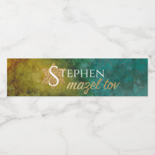 Bar Bat Mitzvah fora deste rótulo de garrafa H2O