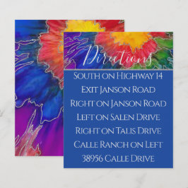 Bar Bat Mitzvah Invólucro/Tinta Colorida de Direçã