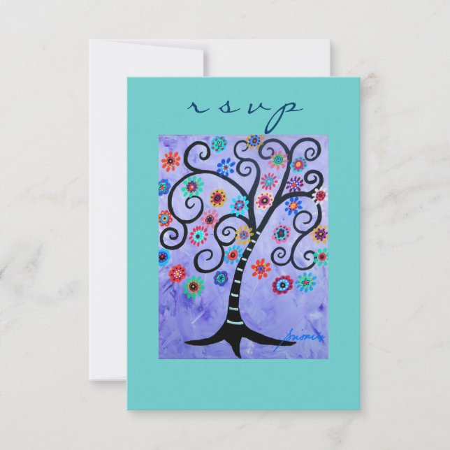 Bar Bat Mitzvah RSVP (Frente)