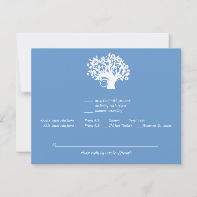 Bar Bat Mitzvah Wedding RSVP (Frente)