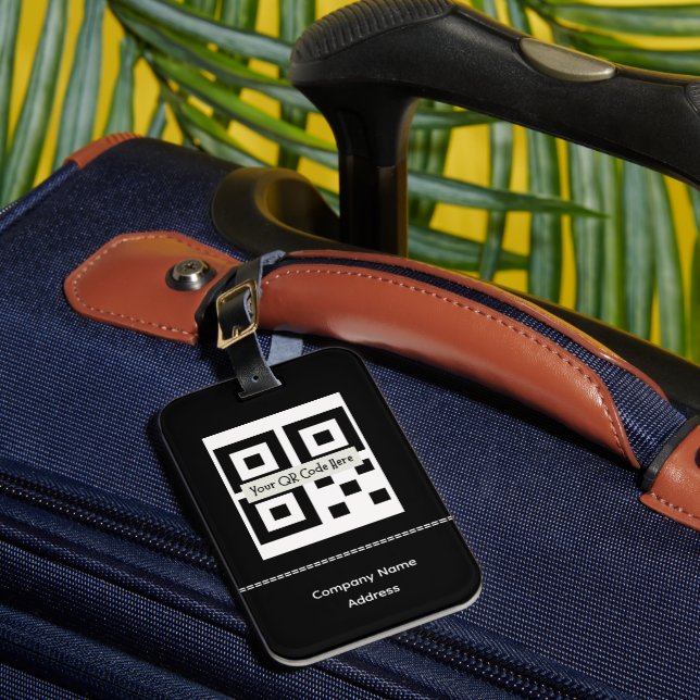 Bar Code, Logo, Name Luggage Tags (Frente Insitu 1)