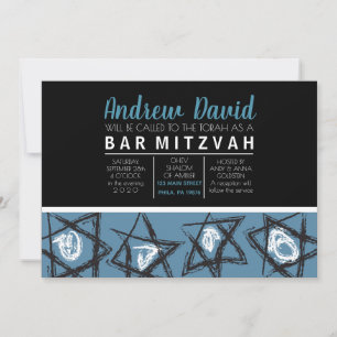 Bar DAS ESTRELAS DESENHADAS À MÃO - Convite Mitz