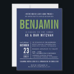 BAR DE BENJAMIN MITZVAH, marinho azul Convite<br><div class="desc">por kat massard >> WWW.SIMPLYSWEETPAPERIE.COM <<< - - - - - - - - - - - CONTATE ME para ajudar a equilibrar seu tipo perfeitamente Adore o design, mas gostaria de ver algumas mudanças - outro esquema de cores, produto, adicionar uma foto ou adaptado para uma ocasião diferente -...</div>