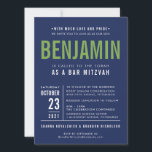 BAR DE BENJAMIN MITZVAH, marinho azul Convite<br><div class="desc">por kat massard >> WWW.SIMPLYSWEETPAPERIE.COM <<< - - - - - - - - - - - CONTATE ME para ajudar a equilibrar seu tipo perfeitamente Adore o design, mas gostaria de ver algumas mudanças - outro esquema de cores, produto, adicionar uma foto ou adaptado para uma ocasião diferente -...</div>