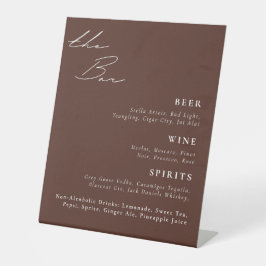 Bar de Casamento Espresso Brown