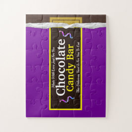 Bar de chocolate doce personalizado Quebra-cabeça 