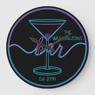 Bar de Diversão de Script de rico Grande Relógio d