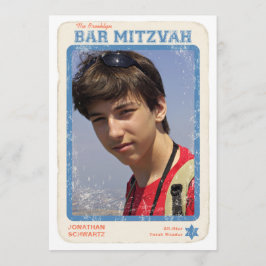 Bar de Esportes Mitzvah Convite Azul